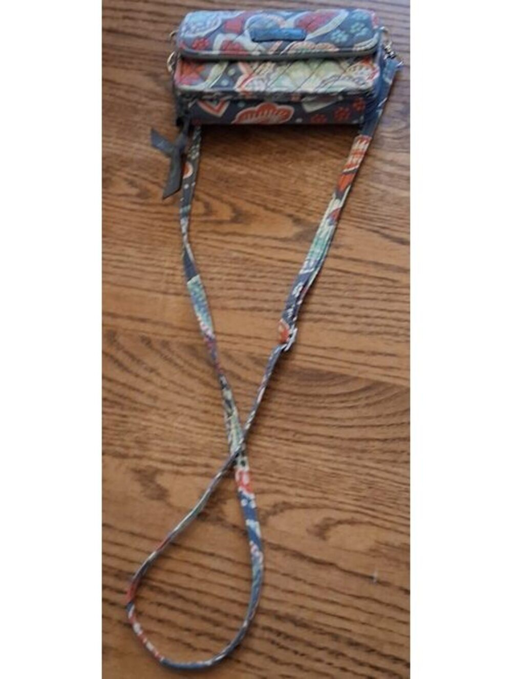 Vera Bradley Small Quilted Crossbody Bag in Floral Pattern